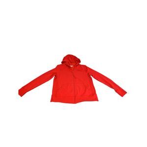 Women's Danskin Now Red Full Zip Hoodie Size L
